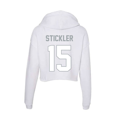 Ohio State - NCAA Women's Lacrosse : Mackie Stickler - Women's Crop Fleece Hoodie-1