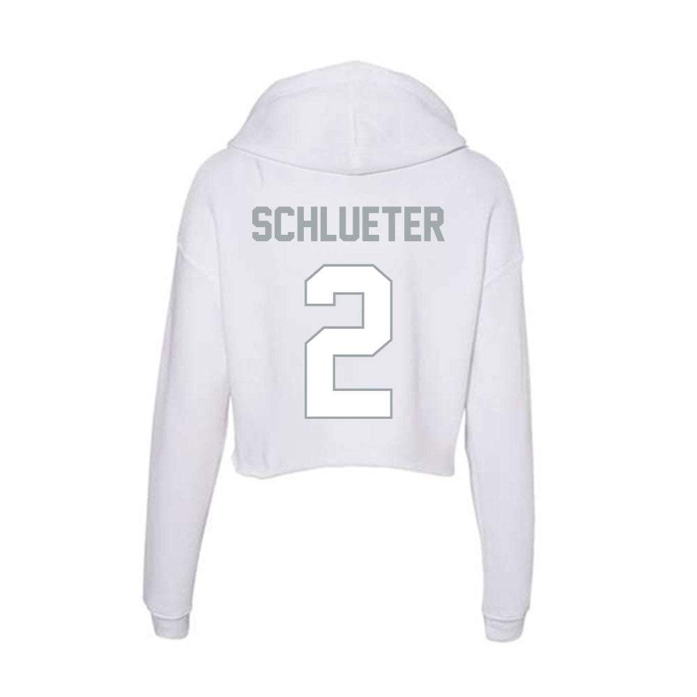 Ohio State - NCAA Women's Soccer : Amanda Schlueter - Classic Shersey Women's Crop Fleece Hoodie-1