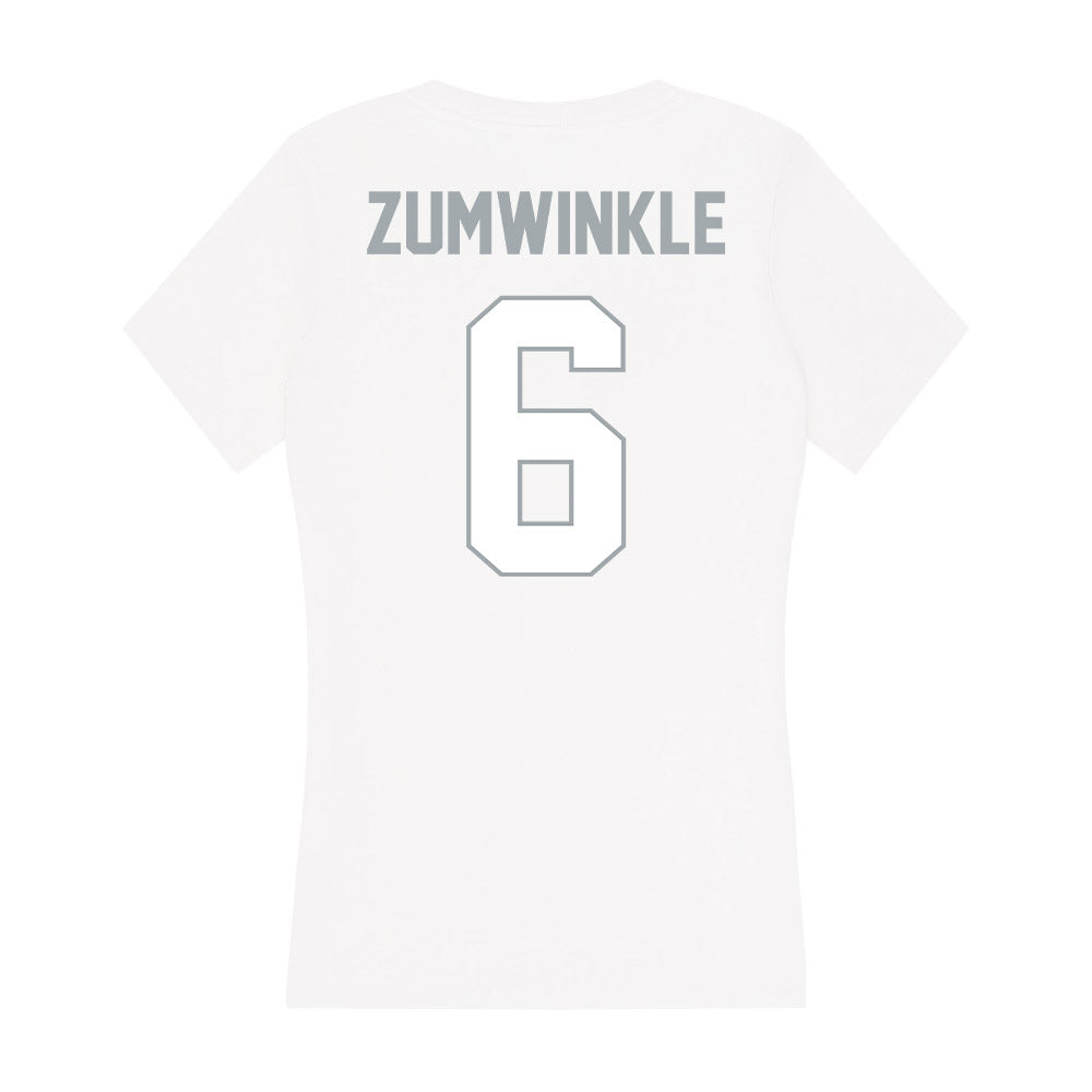 Ohio State - NCAA Women's Ice Hockey : Emily Zumwinkle - Classic Shersey Women's V-Neck T-Shirt-1