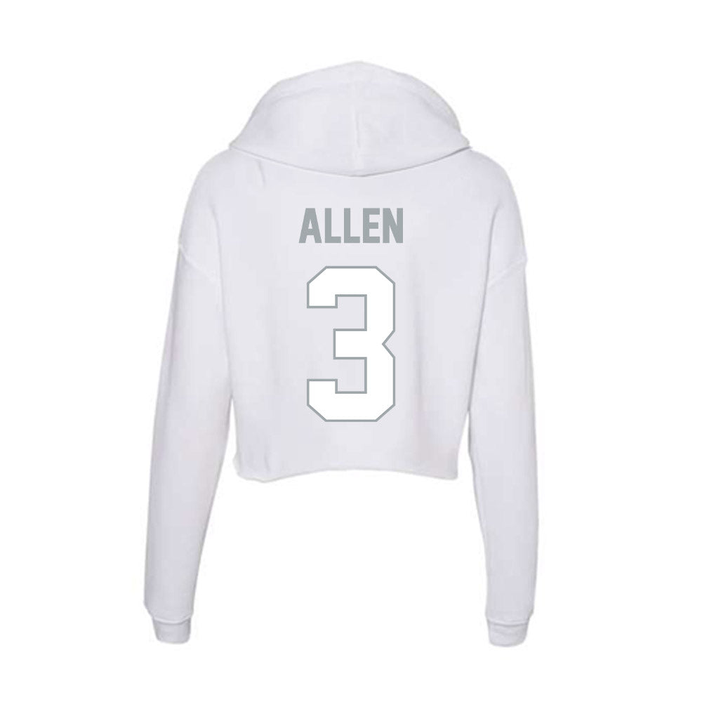 Ohio State - NCAA Men's Lacrosse : Ari Allen - Classic Shersey Women's Crop Fleece Hoodie-1