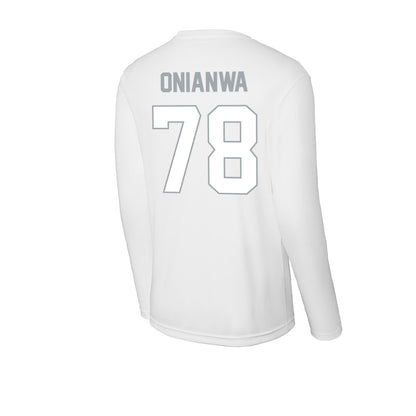 Ohio State - NCAA Football : Ethan Onianwa - Activewear Long Sleeve T-Shirt-1