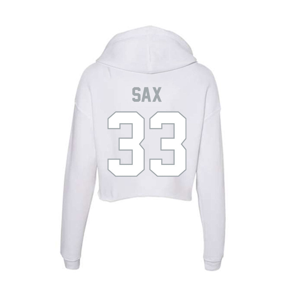 Ohio State - NCAA Women's Lacrosse : Leah Sax - Women's Crop Fleece Hoodie-1