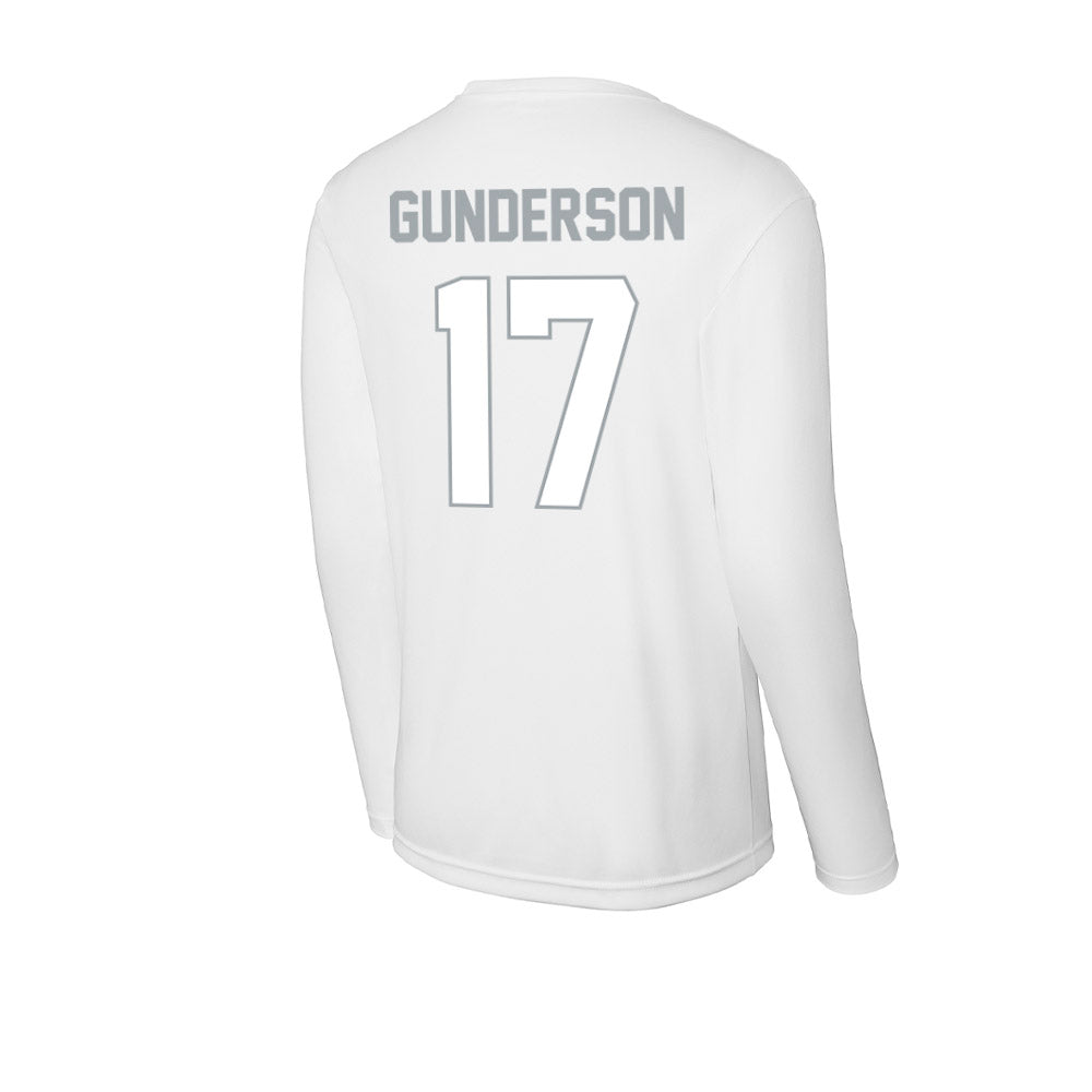 Ohio State - NCAA Men's Ice Hockey : Landen Gunderson - Activewear Long Sleeve T-Shirt-1