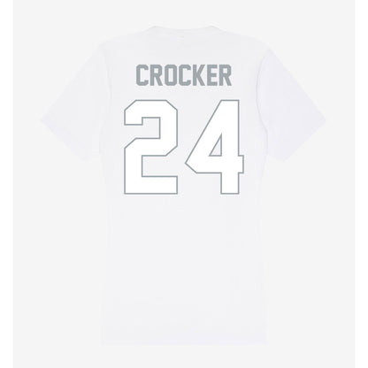 Ohio State - NCAA Men's Ice Hockey : Niall Crocker - Women's V-Neck T-Shirt-1