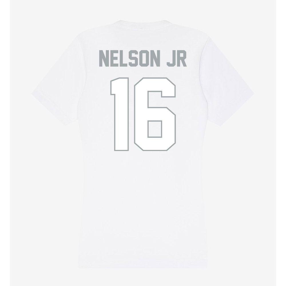 Ohio State - NCAA Football : Keenan Nelson Jr - Classic Shersey Women's V-Neck T-Shirt-1