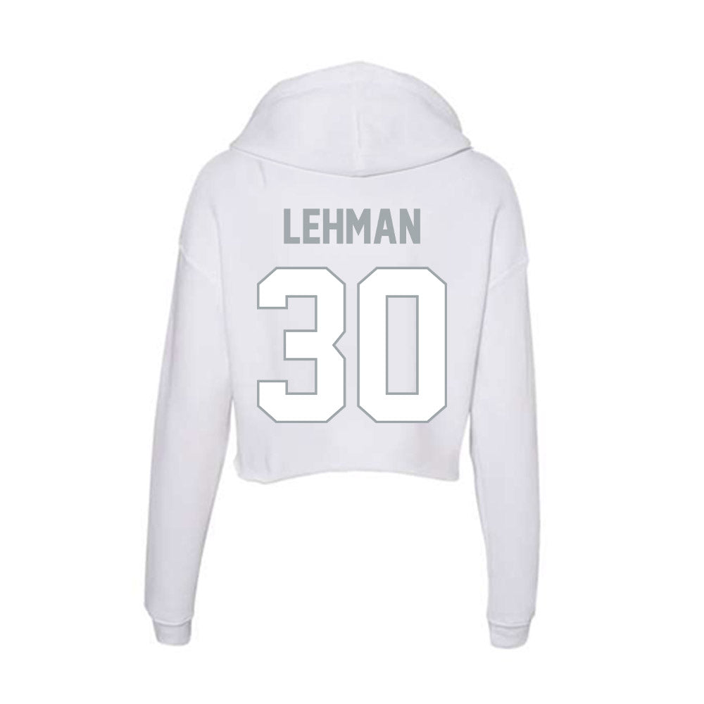 Ohio State - NCAA Men's Lacrosse : Jack Lehman - Classic Shersey Women's Crop Fleece Hoodie-1