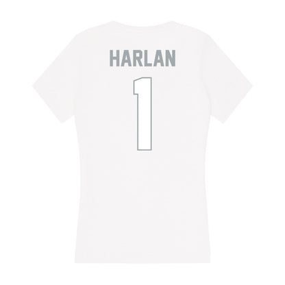 Ohio State - NCAA Women's Lacrosse : Delaney Harlan - Classic Shersey Women's V-Neck T-Shirt-1