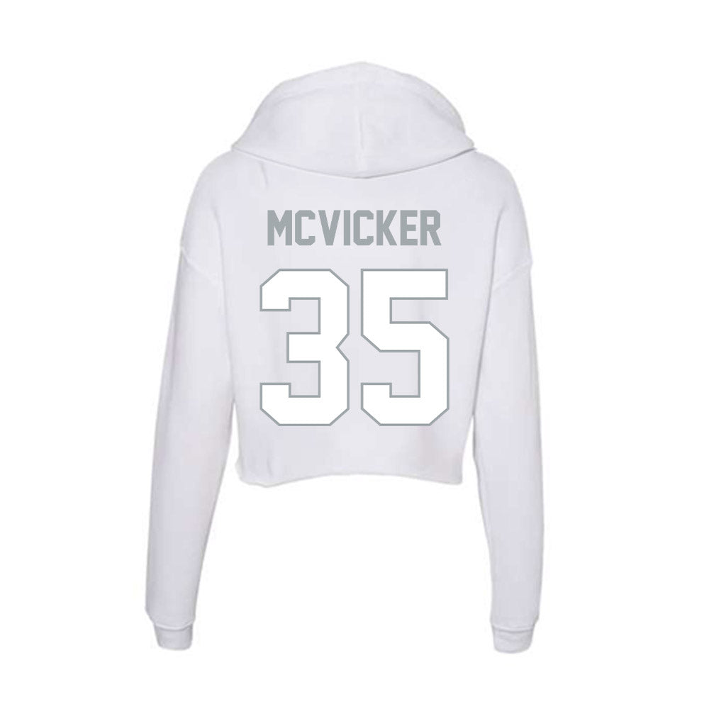 Ohio State - NCAA Baseball : Lincoln McVicker - Women's Crop Fleece Hoodie-1