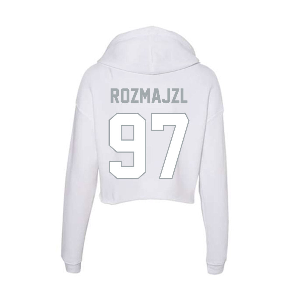 Ohio State - NCAA Women's Soccer : Elizabeth Rozmajzl - Women's Crop Fleece Hoodie-1