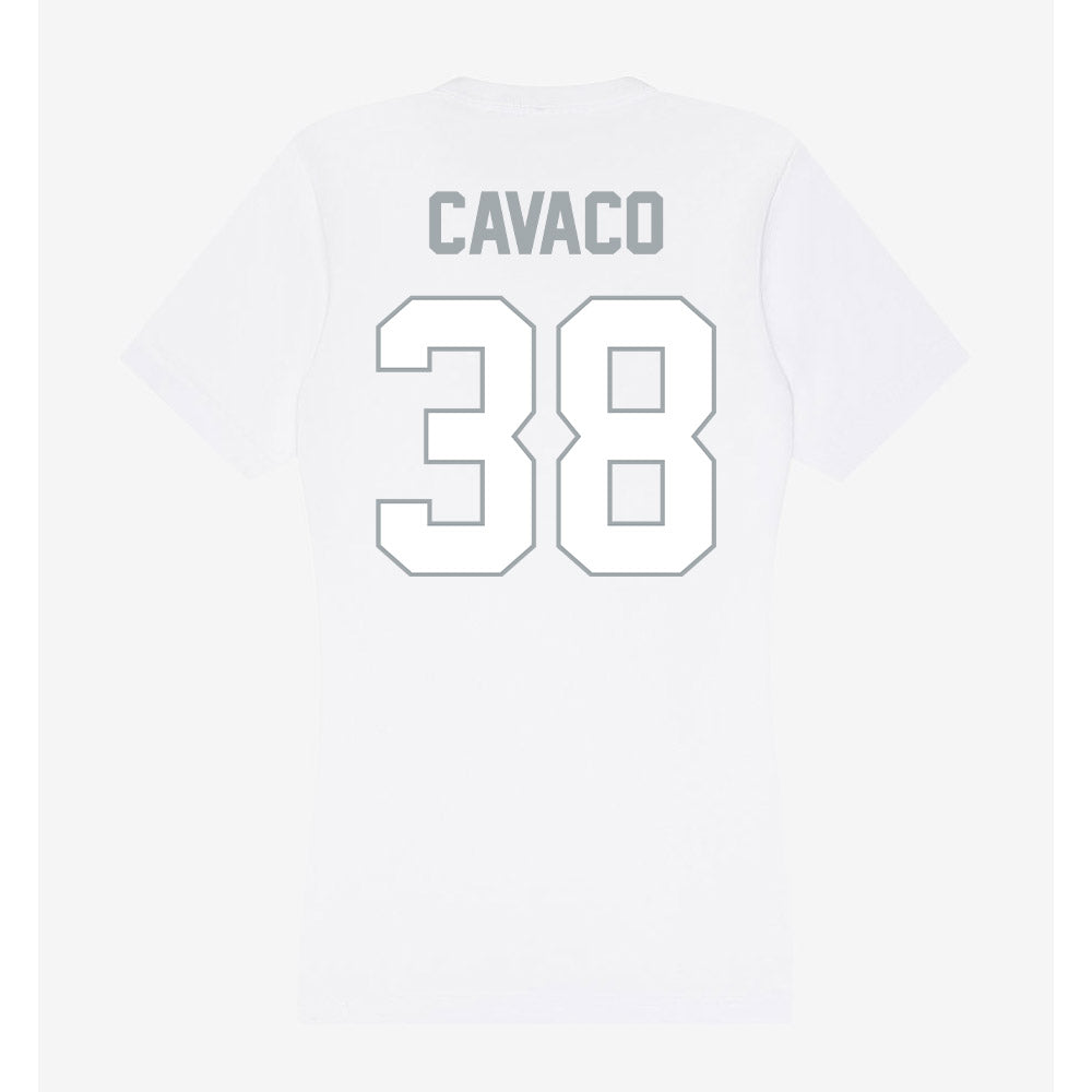 Ohio State - NCAA Baseball : Steven Cavaco - Women's V-Neck T-Shirt-1