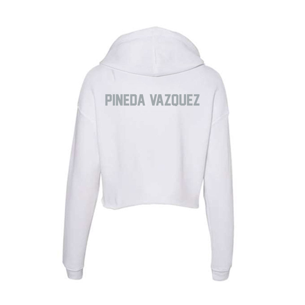 Ohio State - NCAA Women's Swimming & Diving : Paola Pineda Vazquez - Classic Shersey Women's Crop Fleece Hoodie-1