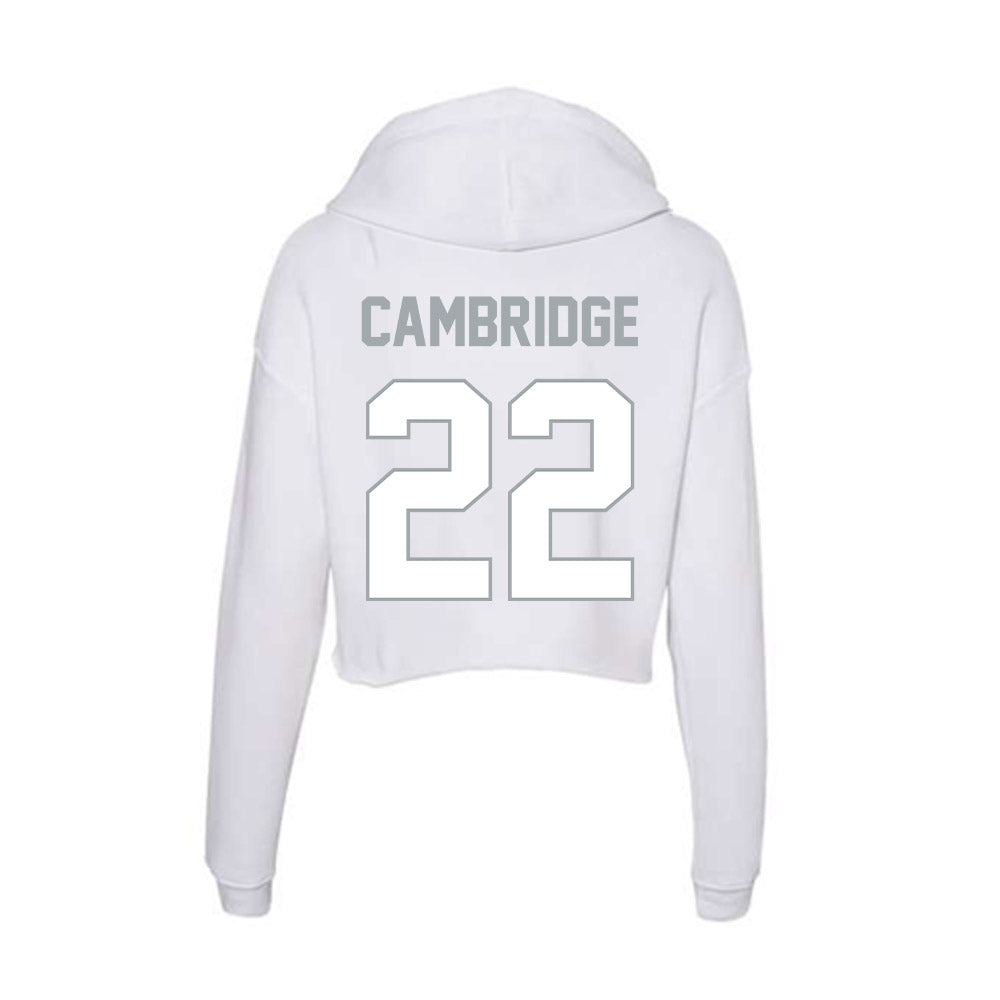 Ohio State - NCAA Women's Basketball : Jaloni Cambridge - Classic Shersey Women's Crop Fleece Hoodie-1