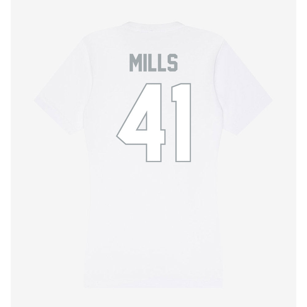 Ohio State - NCAA Football : Grant Mills - Women's V-Neck T-Shirt-1