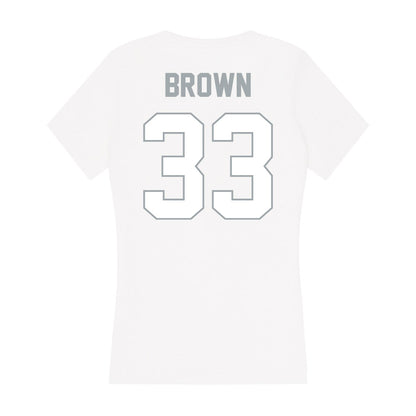 Ohio State - NCAA Football : Devin Brown - Classic Shersey Women's V-Neck T-Shirt-1