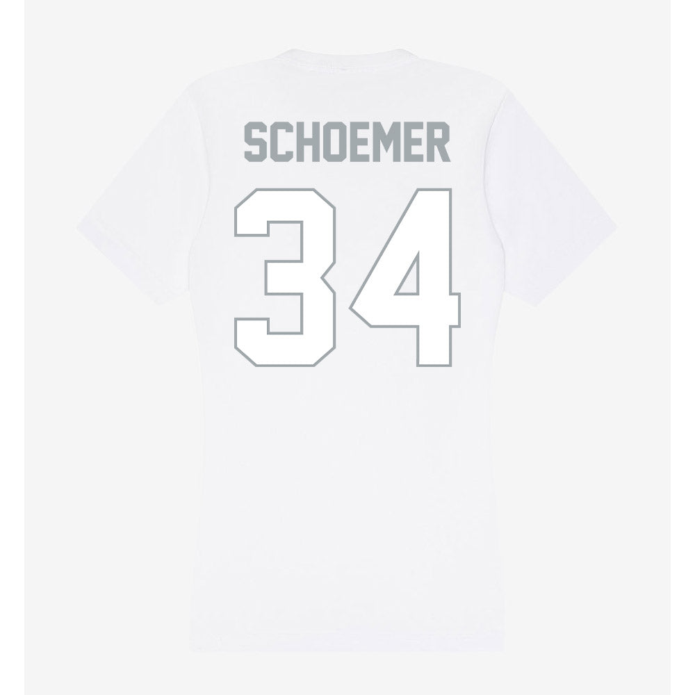 Ohio State - NCAA Women's Lacrosse : Audrey Schoemer - Women's V-Neck T-Shirt-1