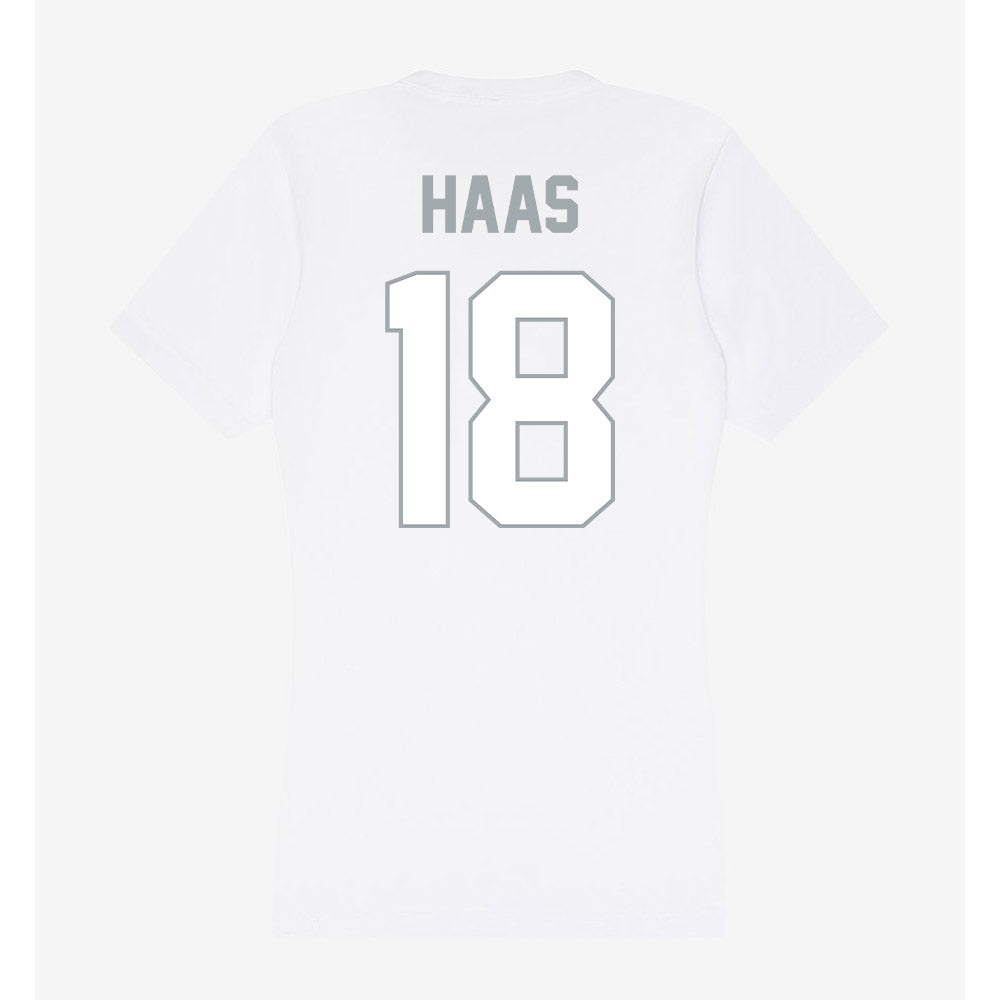 Ohio State - NCAA Men's Lacrosse : Garrett Haas - Classic Shersey Women's V-Neck T-Shirt-1