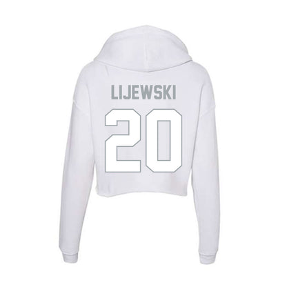 Ohio State - NCAA Women's Soccer : Riley Lijewski - Women's Crop Fleece Hoodie-1