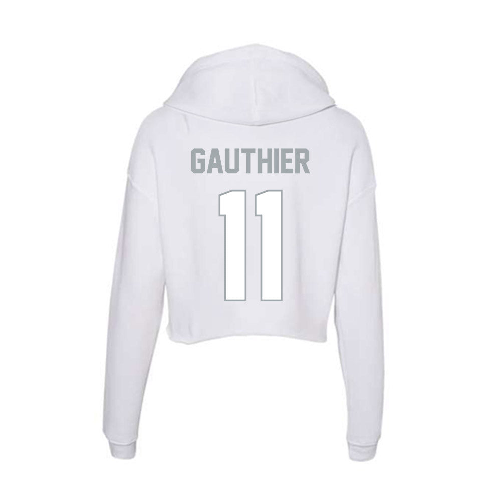 Ohio State - NCAA Women's Volleyball : Navea Gauthier - Classic Shersey Women's Crop Fleece Hoodie-1