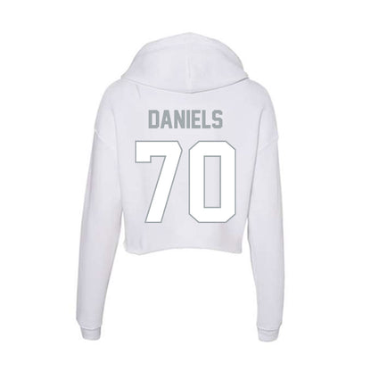 Ohio State - NCAA Football : Phillip Daniels - Women's Crop Fleece Hoodie-1