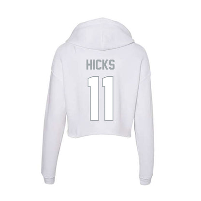 Ohio State - NCAA Football : CJ Hicks - Classic Shersey Women's Crop Fleece Hoodie-1