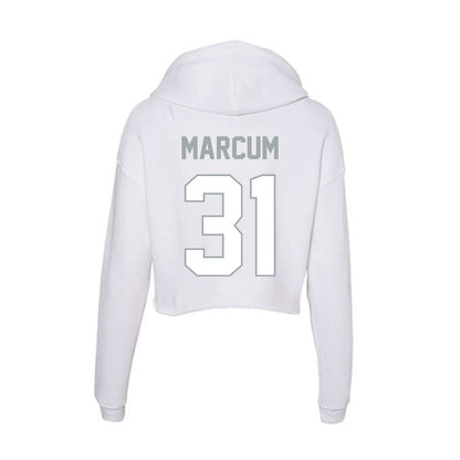Ohio State - NCAA Baseball : Caden Marcum - Women's Crop Fleece Hoodie-1