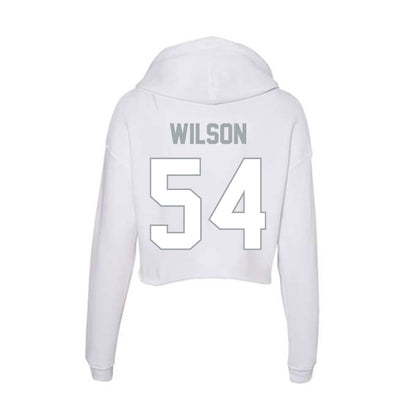 Ohio State - NCAA Football : Toby Wilson - Classic Shersey Women's Crop Fleece Hoodie-1