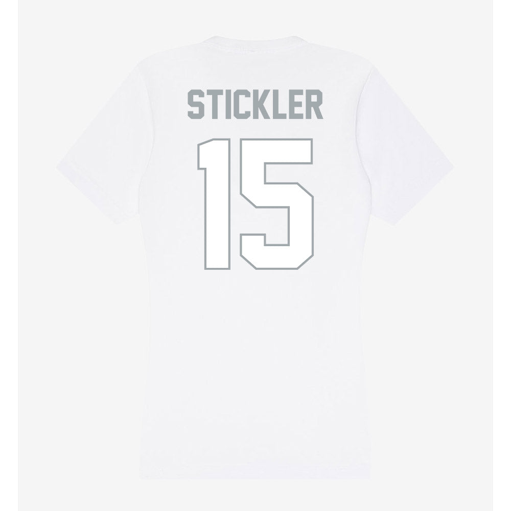 Ohio State - NCAA Women's Lacrosse : Mackie Stickler - Women's V-Neck T-Shirt-1