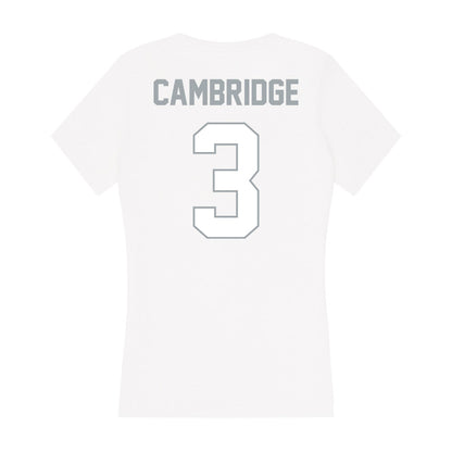 Ohio State - NCAA Women's Basketball : Kennedy Cambridge - Classic Shersey Women's V-Neck T-Shirt-1