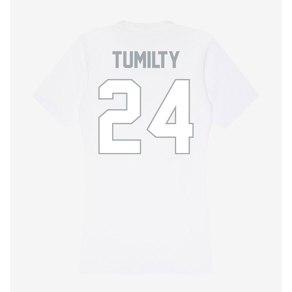 Ohio State - NCAA Women's Soccer : Callie Tumilty - Women's V-Neck T-Shirt-1