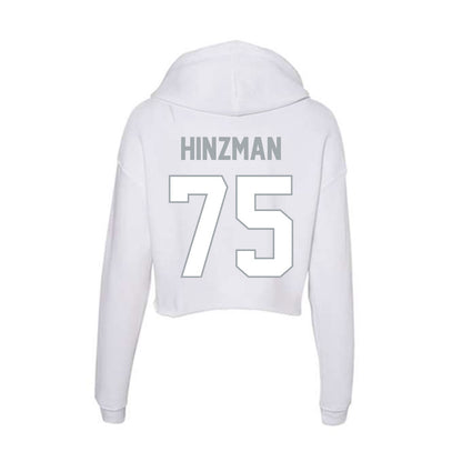 Ohio State - NCAA Football : Carson Hinzman - Classic Shersey Women's Crop Fleece Hoodie-1