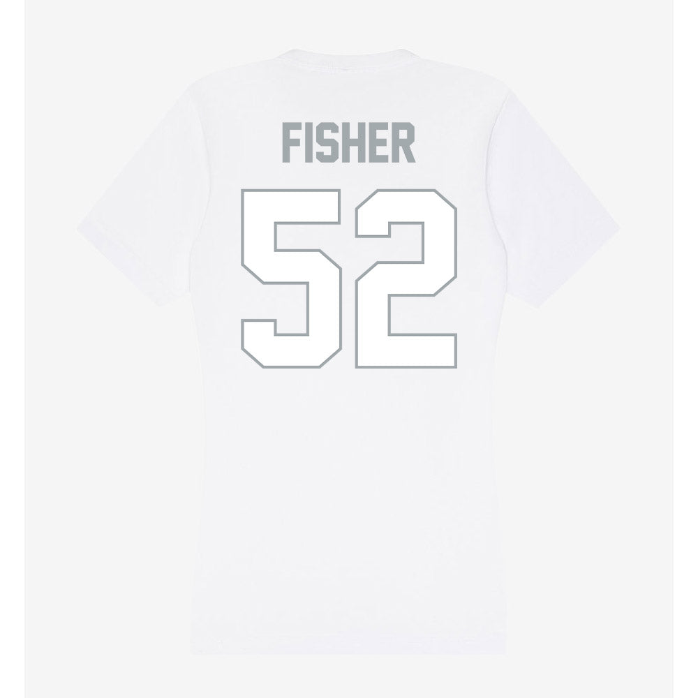 Ohio State - NCAA Baseball : Jude Fisher - Women's V-Neck T-Shirt-1