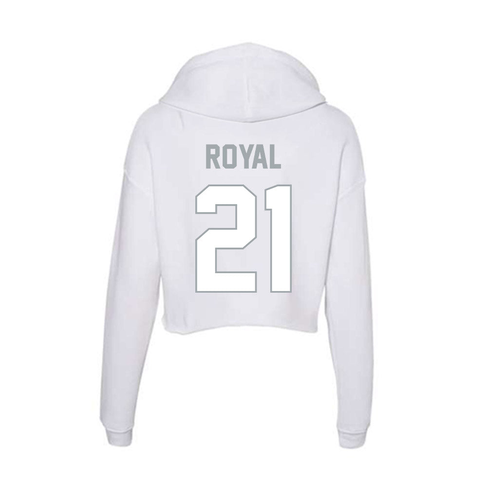 Ohio State - NCAA Men's Basketball : Devin Royal - Classic Shersey Women's Crop Fleece Hoodie-1