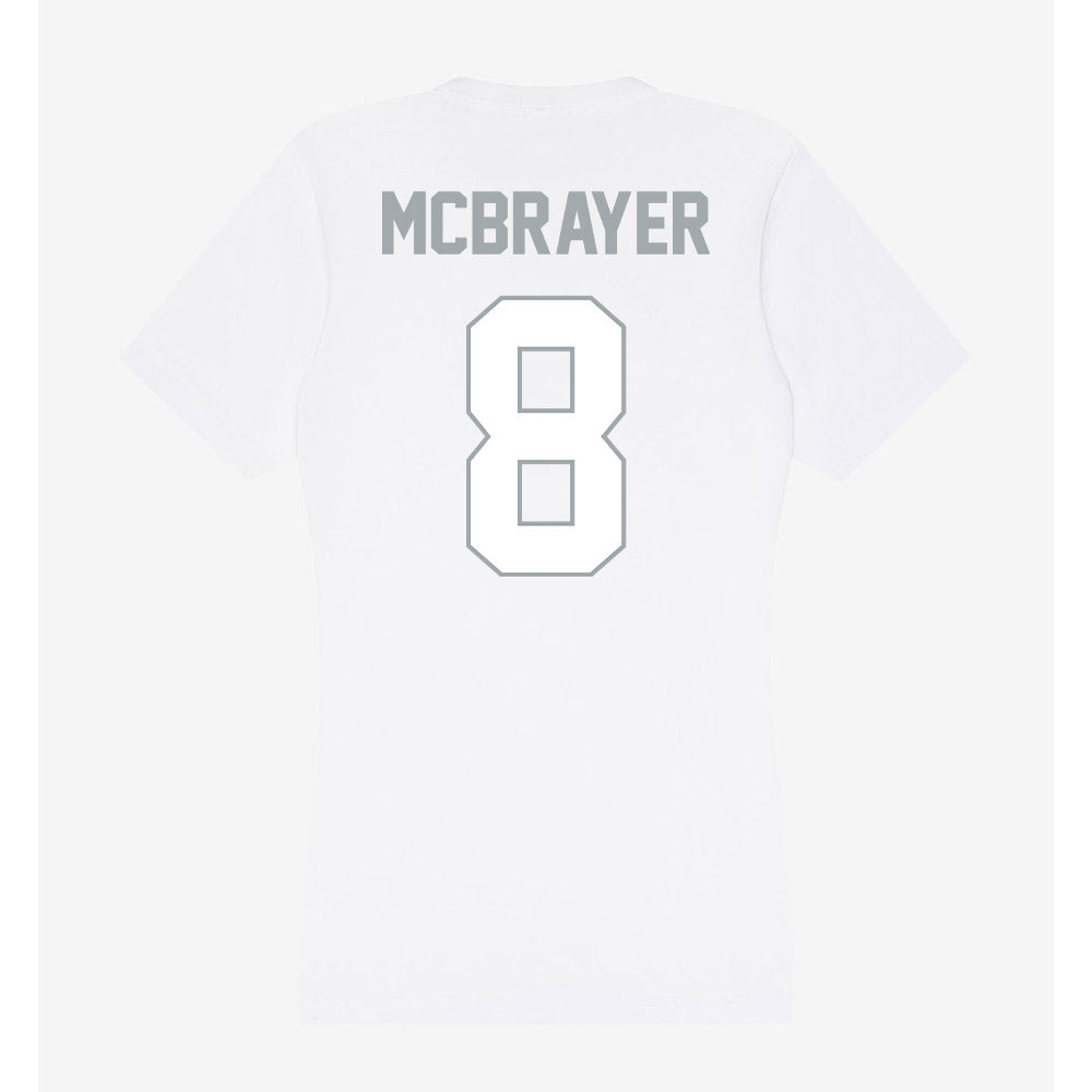 Ohio State - NCAA Men's Ice Hockey : Nathan McBrayer - Classic Shersey Women's V-Neck T-Shirt-1