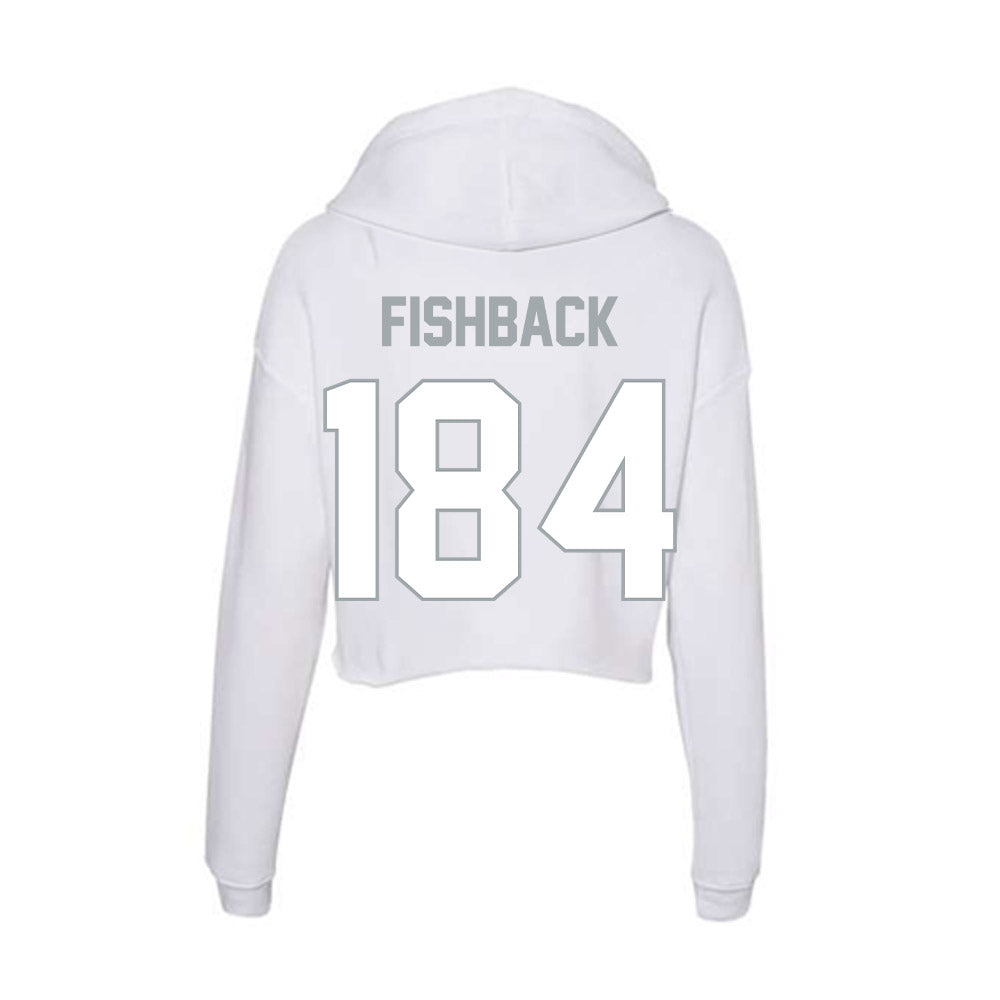 Ohio State - NCAA Wrestling : Dylan Fishback - Women's Crop Fleece Hoodie-1