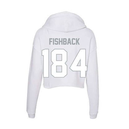 Ohio State - NCAA Wrestling : Dylan Fishback - Women's Crop Fleece Hoodie-1