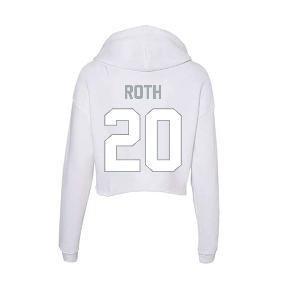 Ohio State - NCAA Women's Ice Hockey : Maria Roth - Classic Shersey Women's Crop Fleece Hoodie-1