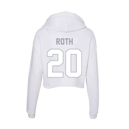 Ohio State - NCAA Women's Ice Hockey : Maria Roth - Classic Shersey Women's Crop Fleece Hoodie-1