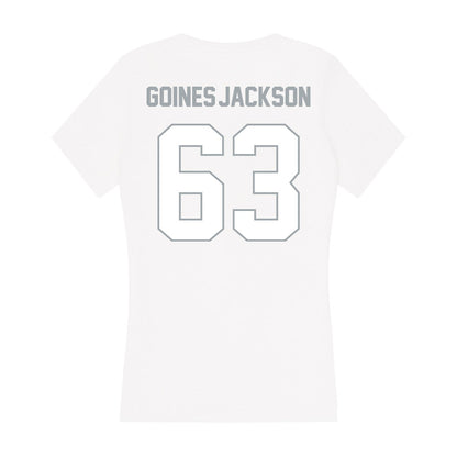 Ohio State - NCAA Football : Julian Goines-Jackson - Classic Shersey Women's V-Neck T-Shirt-1