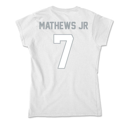 Ohio State - NCAA Football : Jermaine Mathews Jr - Classic Shersey Soft Style Women’s T-Shirt-1