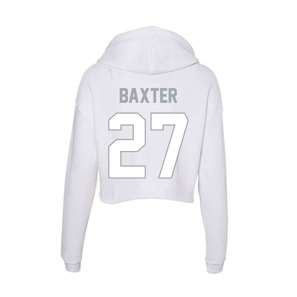 Ohio State - NCAA Women's Ice Hockey : Jordan Baxter - Classic Shersey Women's Crop Fleece Hoodie-1