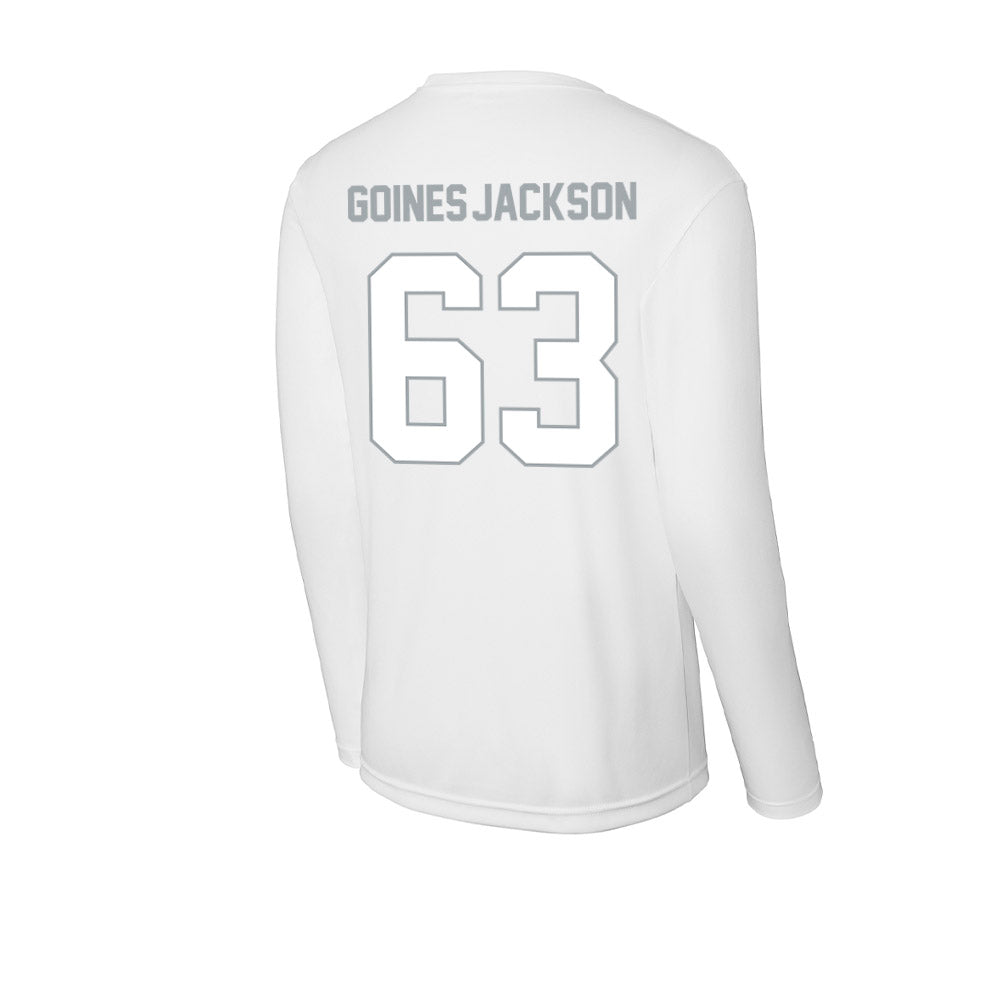 Ohio State - NCAA Football : Julian Goines-Jackson - Activewear Long Sleeve T-Shirt-1