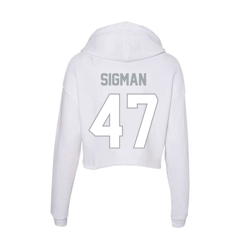 Ohio State - NCAA Baseball : Zak Sigman - Classic Shersey Women's Crop Fleece Hoodie-1