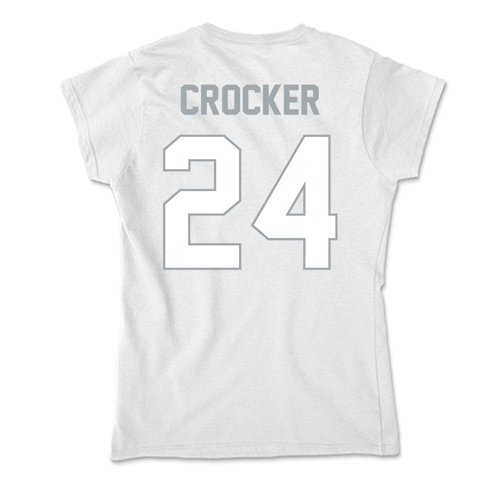 Ohio State - NCAA Men's Ice Hockey : Niall Crocker - Soft Style Women’s T-Shirt-1