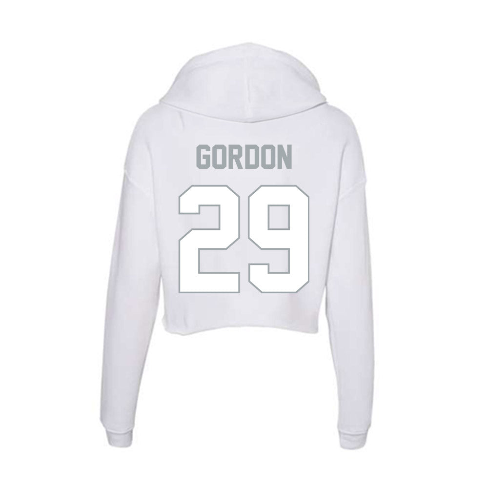 Ohio State - NCAA Men's Ice Hockey : Ryan Gordon - Classic Shersey Women's Crop Fleece Hoodie-1