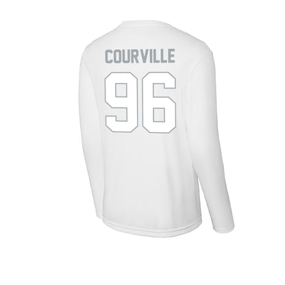 Ohio State - NCAA Football : Jackson Courville - Activewear Long Sleeve T-Shirt-1