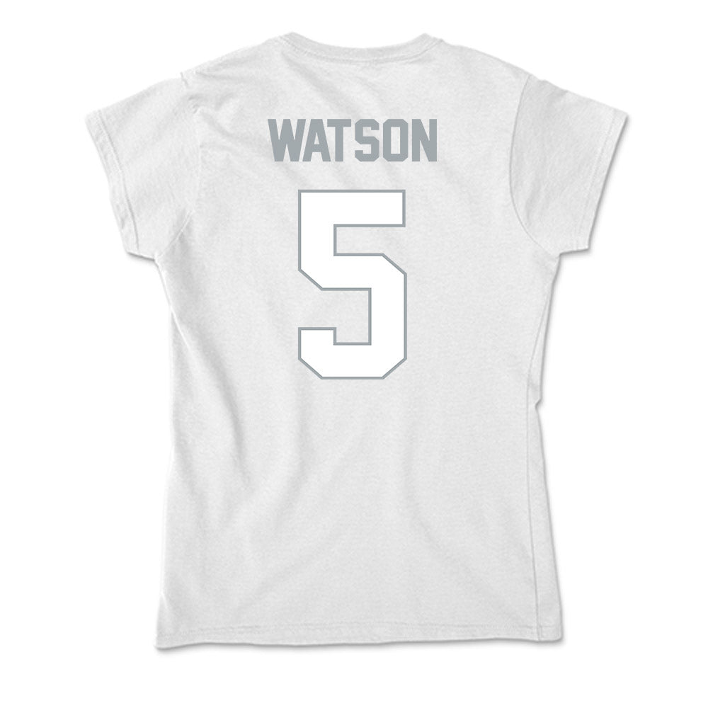 Ohio State - NCAA Women's Basketball : Ava Watson - Classic Shersey Soft Style Women’s T-Shirt-1