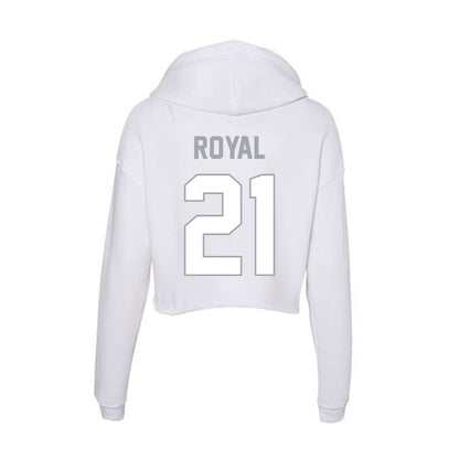 Ohio State - NCAA Men's Basketball : Devin Royal - Classic Shersey Women's Crop Fleece Hoodie-1
