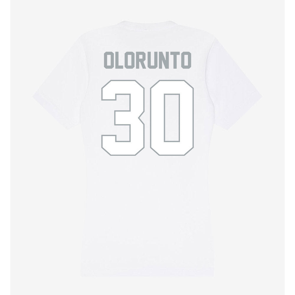 Ohio State - NCAA Men's Soccer : Justis Olorunto - Women's V-Neck T-Shirt-1