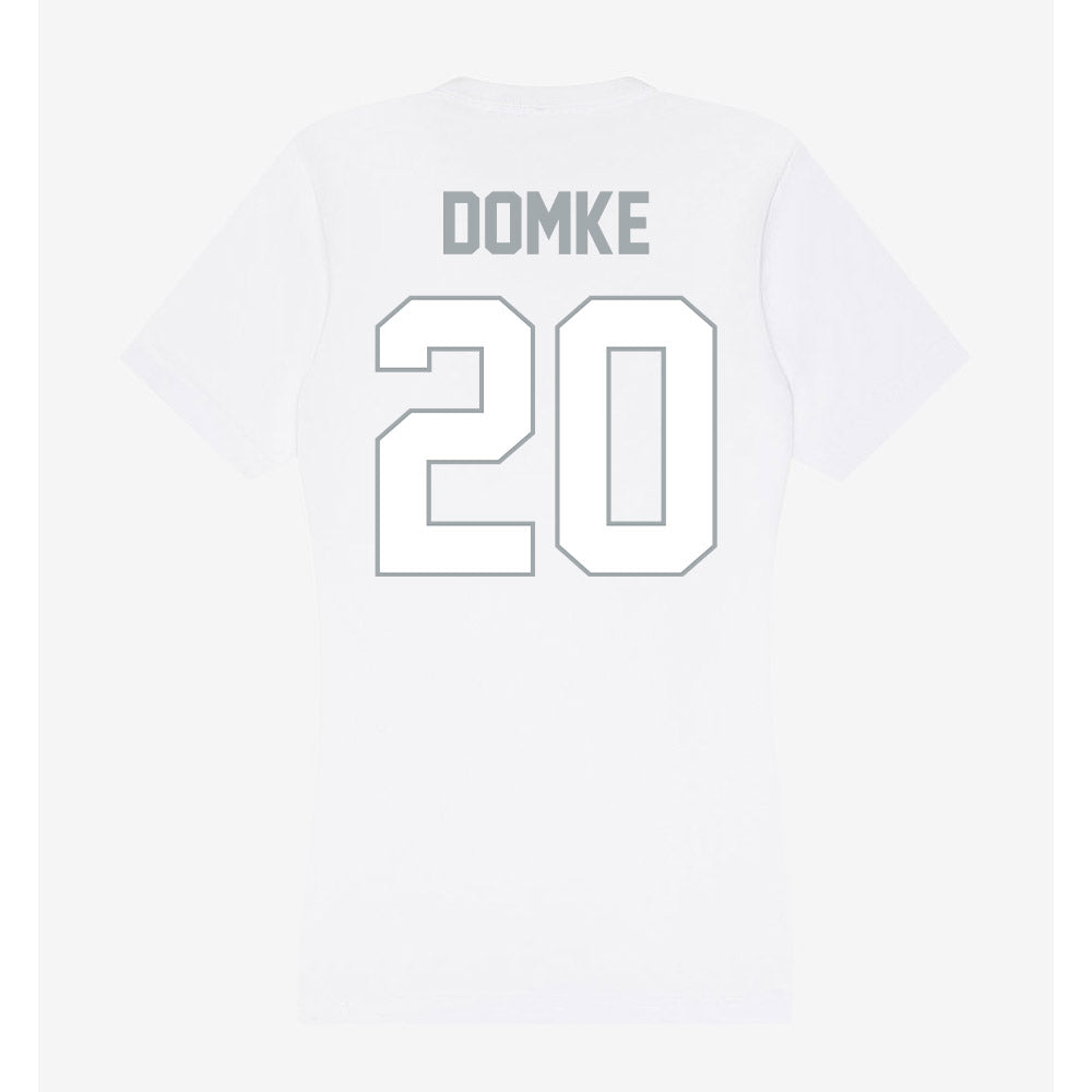 Ohio State - NCAA Baseball : Chris Domke - Women's V-Neck T-Shirt-1