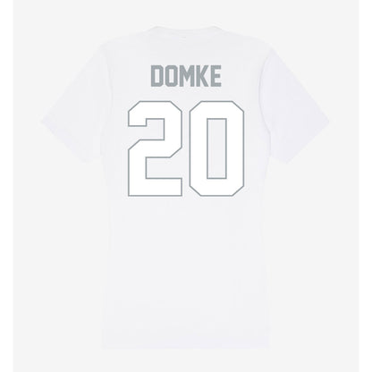 Ohio State - NCAA Baseball : Chris Domke - Women's V-Neck T-Shirt-1